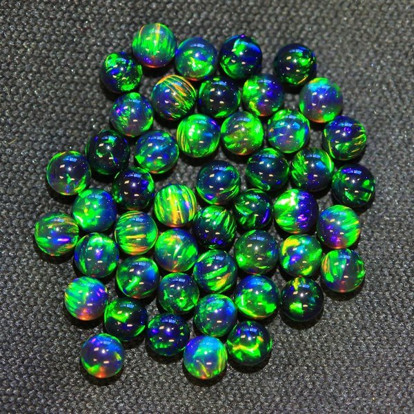 Opale verte 3mm sphère